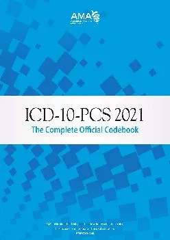 (EBOOK)-ICD-10-PCS 2021: The Complete Official Codebook