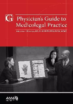 (BOOK)-Physician\'s Guide to Medicolegal Practice