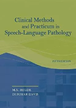 (BOOK)-Clinical Methods and Practicum in Speech-Language Pathology