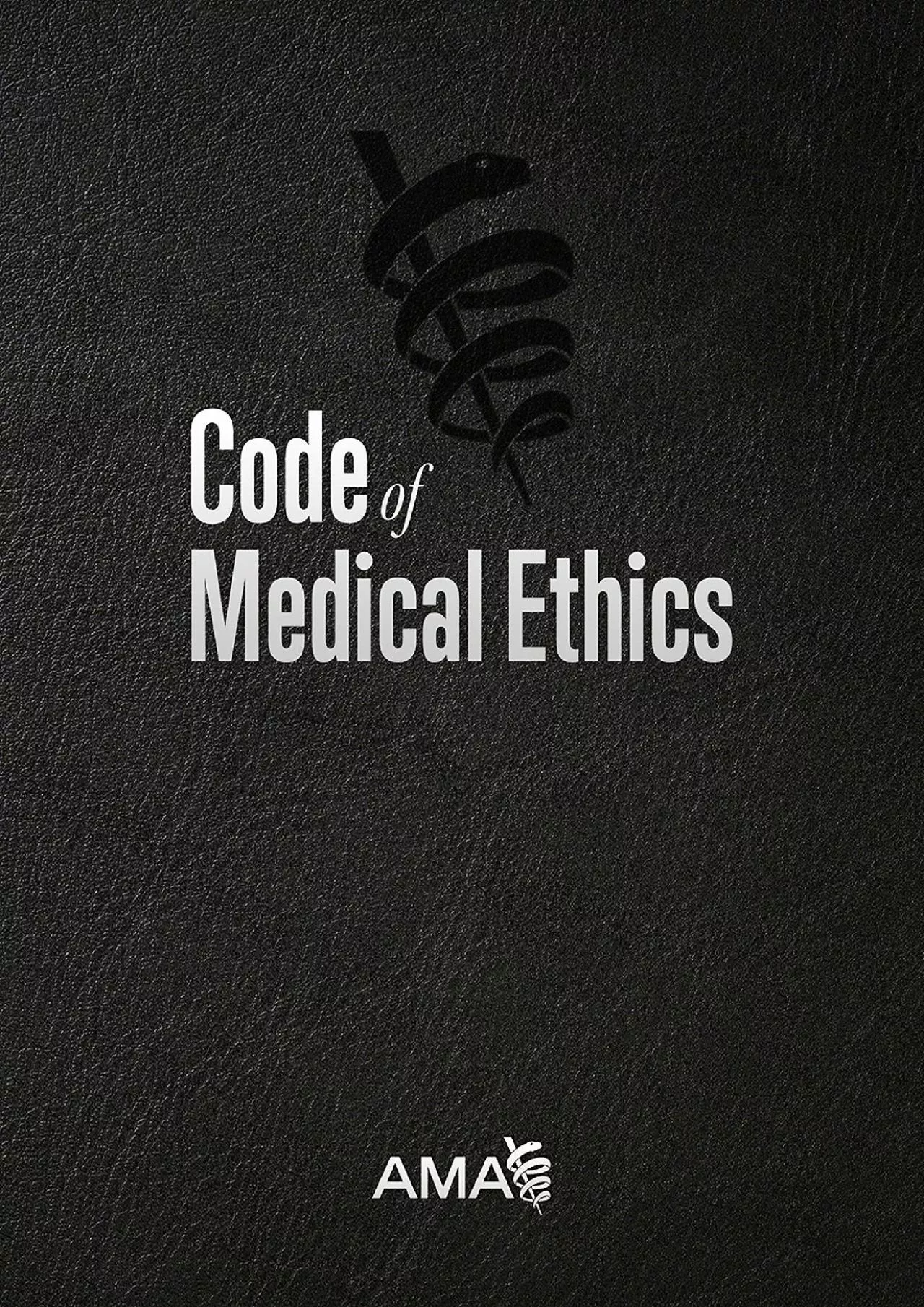 PDF-(BOOK)-Code of Medical Ethics of the American Medical Association