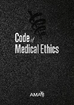 (BOOK)-Code of Medical Ethics of the American Medical Association