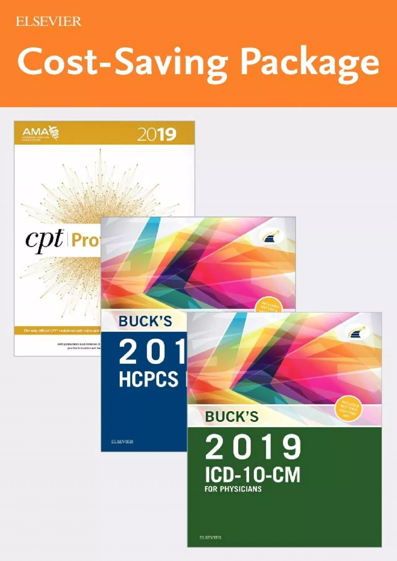 (BOOK)-2019 ICD-10-CM Physician Edition, 2019 HCPCS Professional Edition and AMA 2019