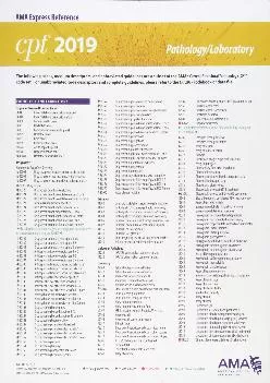 (BOOK)-Erc-CPT 2019 Pathology/Laboratory