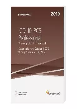 (BOOK)-Icd-10-Pcs 2019 Professional(Softbound)