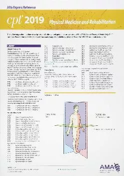 (EBOOK)-CPT 2019 Express Reference Coding Card Physical Medicine and Rehabilitation (AMA Express Reference)