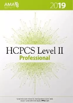 (EBOOK)-HCPCS 2019 Level II Professional (HCPCS Level II (American Medical Assn))