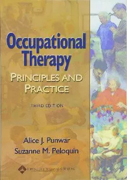 (DOWNLOAD)-Occupational Therapy: Principles and Practice