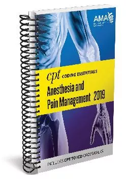 (EBOOK)-CPT® Coding Essentials for Anesthesia & Pain Management 2019