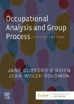 (BOOS)-Occupational Analysis and Group Process