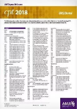 (BOOK)-CPT 2018 Express Reference Coding Card - OMS/Dental