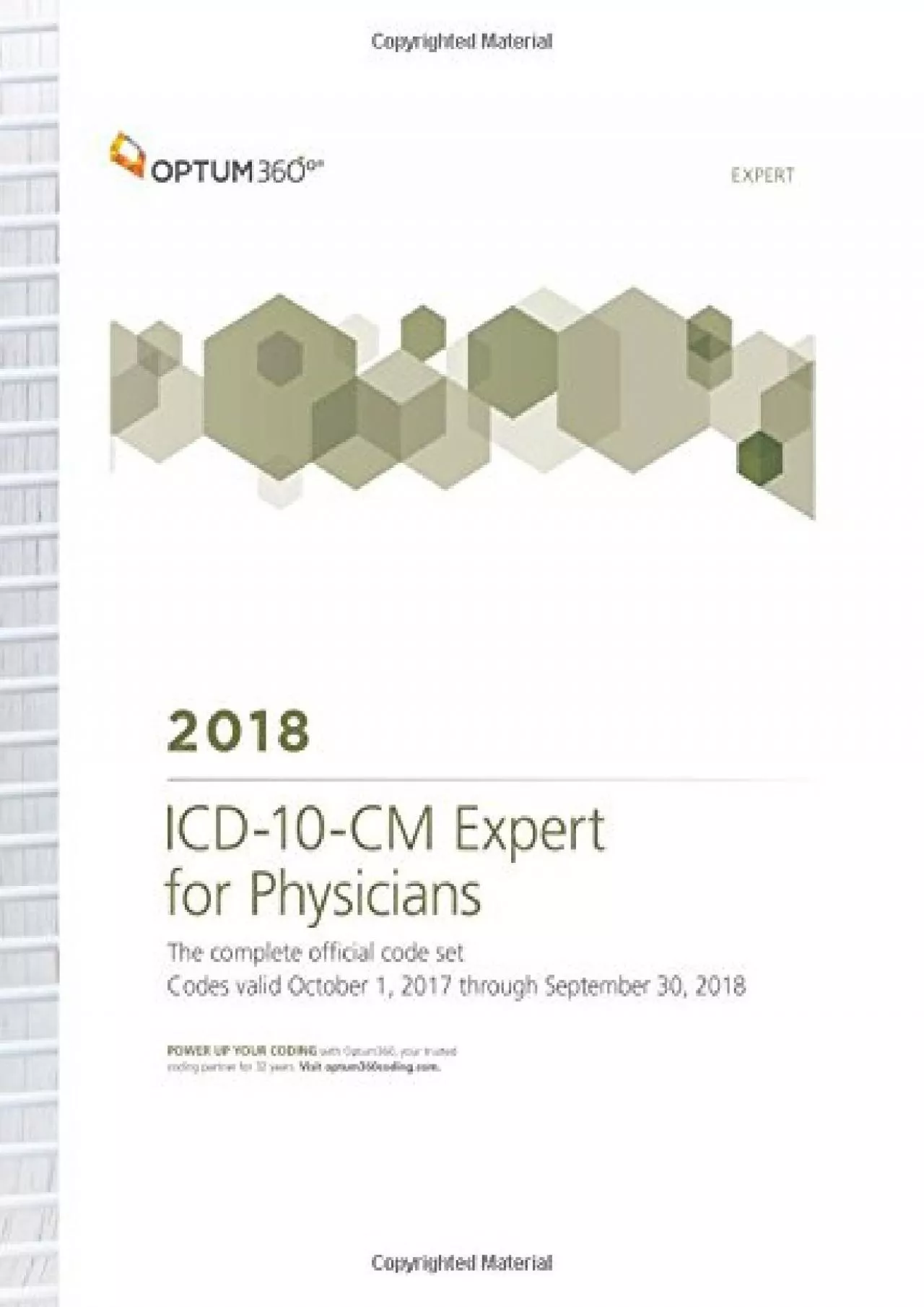 (BOOK)-ICD-10-CM Expert for Physicians: With Guidelines 2018 (Spiral)