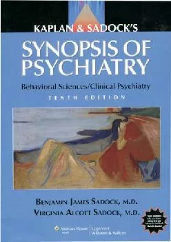 (DOWNLOAD)-Kaplan and Sadock\'s Synopsis of Psychiatry: Behavioral Sciences/Clinical Psychiatry