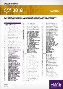 (DOWNLOAD)-CPT 2018 Express Reference Coding Card - Radiology