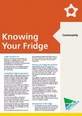 Fridge temperatureDid you know that you should keep your fridge set to
