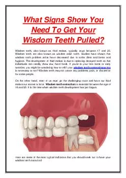 What Signs Show You Need To Get Your Wisdom Teeth Pulled?