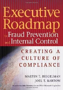 (BOOS)-Executive Roadmap to Fraud Prevention and Internal Controls: Creating a Culture