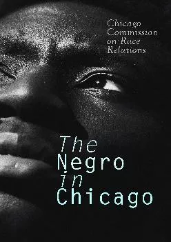 (BOOK)-The Negro in Chicago: A Study of Race Relations and a Race Riot