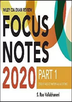 (BOOS)-Wiley CIA Exam Review 2020 Focus Notes, Part 1: Essentials of Internal Auditing