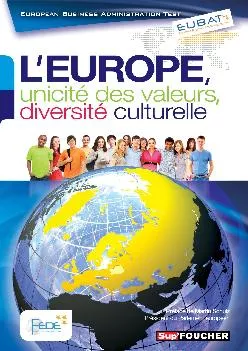 (BOOS)-EUBAT L\'Europe, unicité des valeurs, diversité culturelle