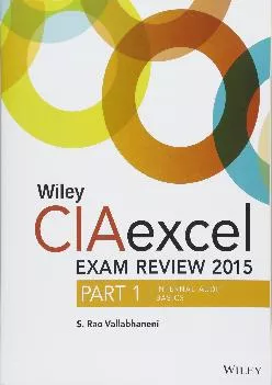 (BOOS)-Wiley CIAexcel Exam Review 2015, Part 1: Internal Audit Basics (Wiley CIA Exam Review Series)