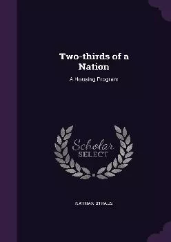 (EBOOK)-Two-thirds of a Nation: A Housing Program