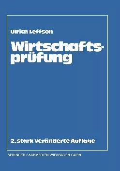 (DOWNLOAD)-Wirtschaftsprüfung (German Edition)