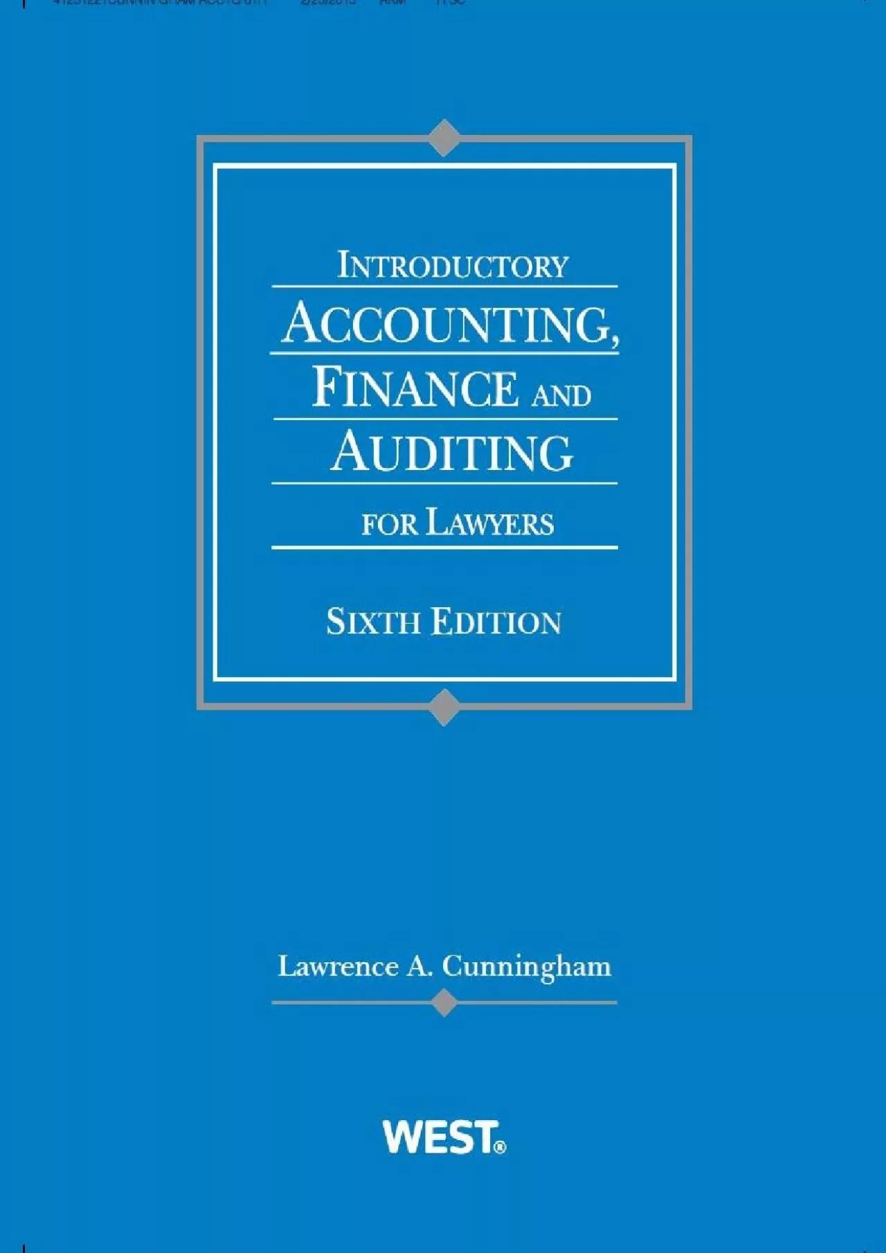 (READ)-Introductory Accounting, Finance and Auditing for Lawyers (Coursebook)