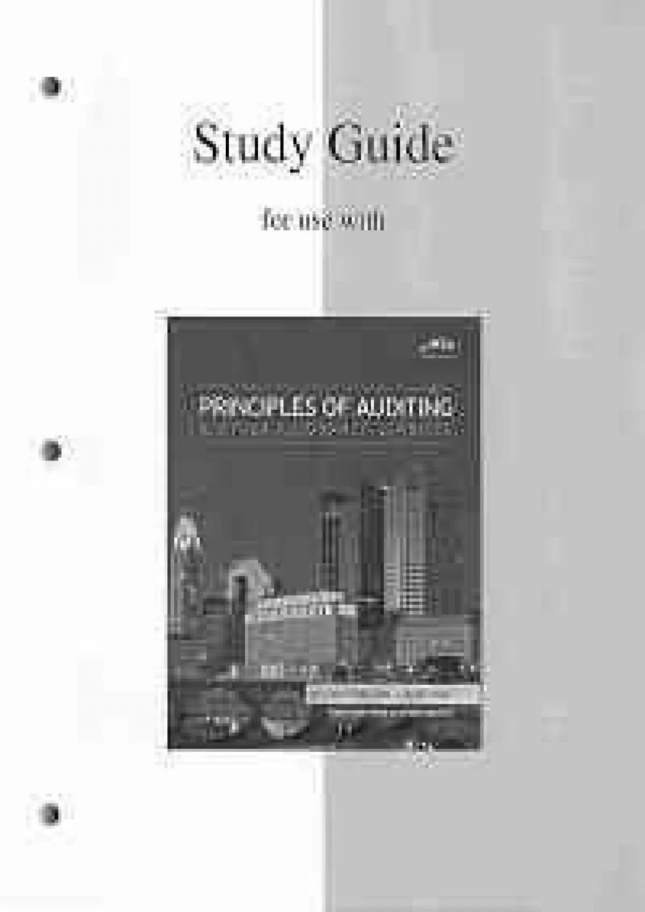 (BOOK)-Study Guide to accompany Principles of Auditing and Other Assurance Services