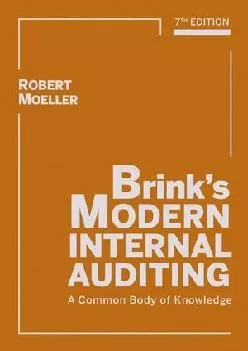 (BOOK)-Brink\'s Modern Internal Auditing: A Common Body of Knowledge