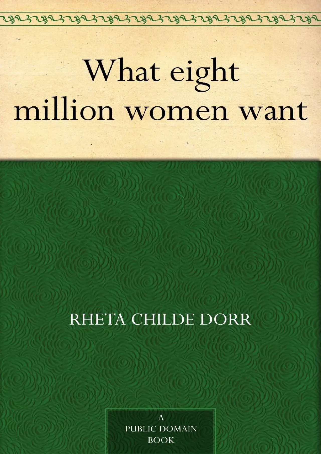 (EBOOK)-What eight million women want