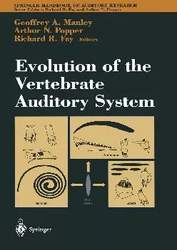 (READ)-Evolution of the Vertebrate Auditory System (Springer Handbook of Auditory Research, 22)