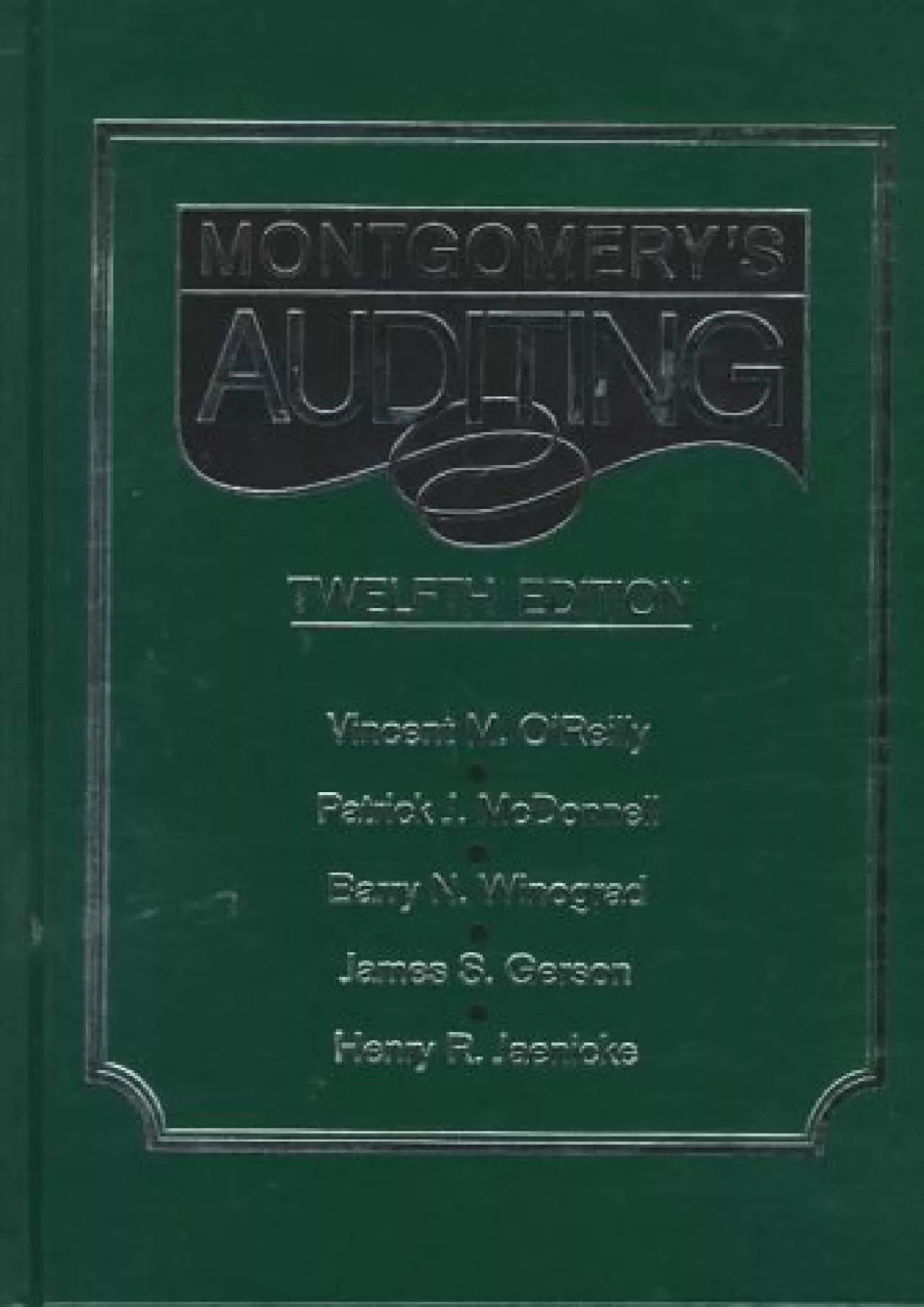 (READ)-Montgomery\'s Auditing