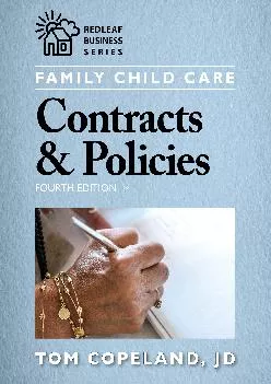 (BOOS)-Family Child Care Contracts & Policies, Fourth Edition (Redleaf Press Business Series)