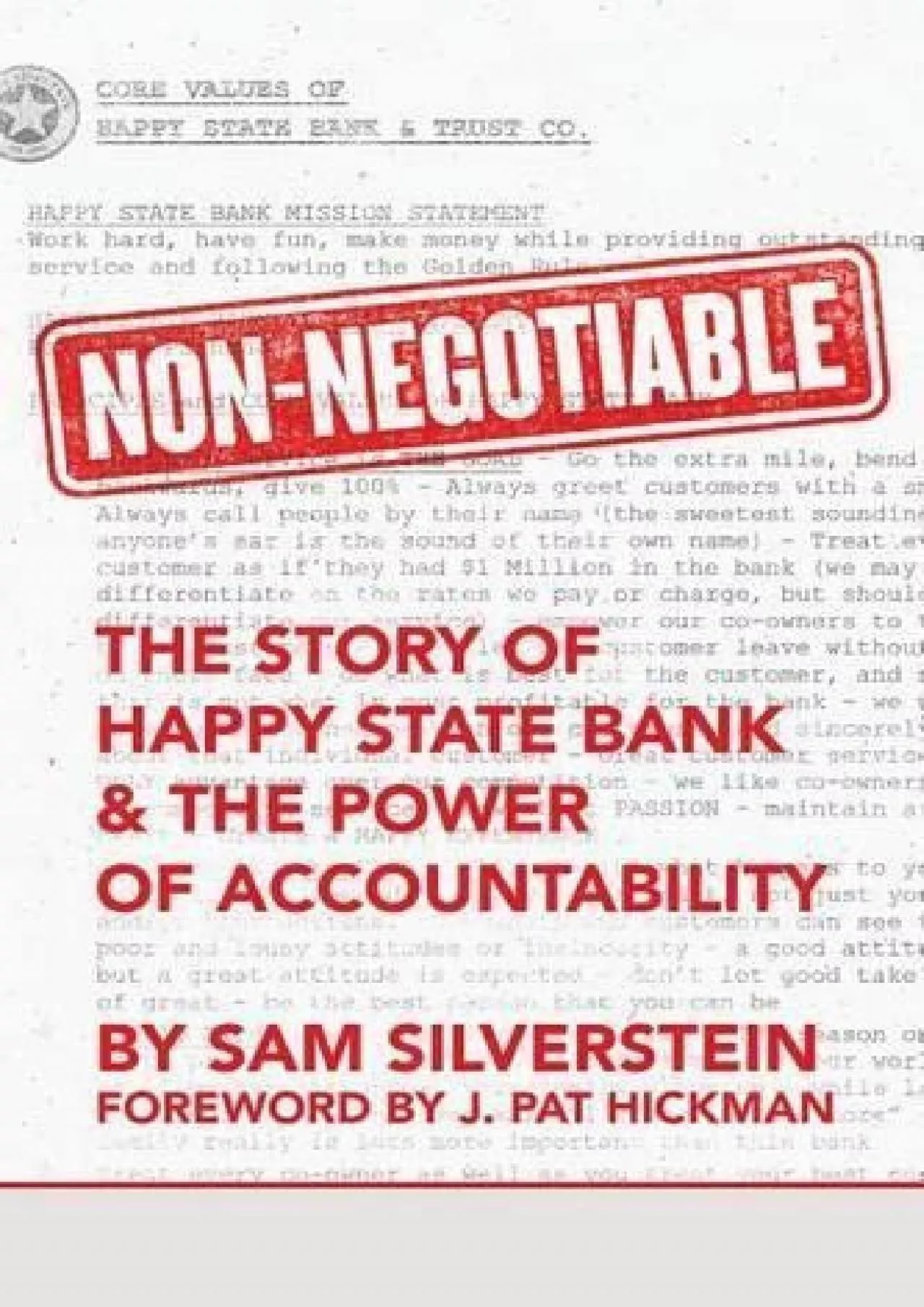 PDF-(BOOK)-Non-Negotiable: The Story of Happy State Bank & The Power of Accountability