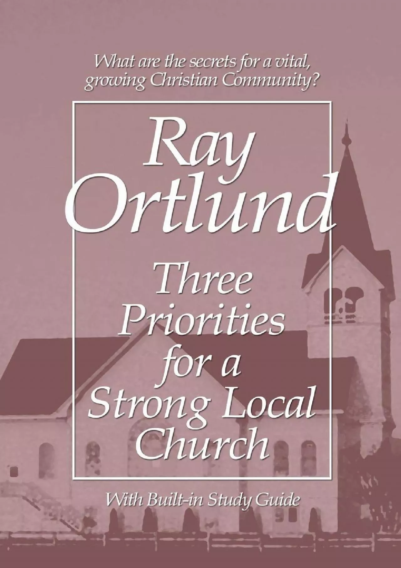 PDF-(READ)-Three Priorities for a Strong Local Church