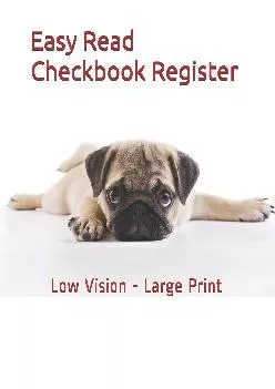 (EBOOK)-Easy Read Checkbook Register: 7 Column Checking and Debit Transaction Register, Personal Checking Account Balance Registe...