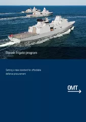 Danish frigate program Setting a new standard for affordable defense p