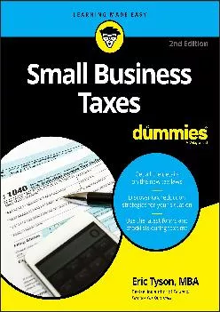 (EBOOK)-Small Business Taxes For Dummies (For Dummies (Business & Personal Finance))