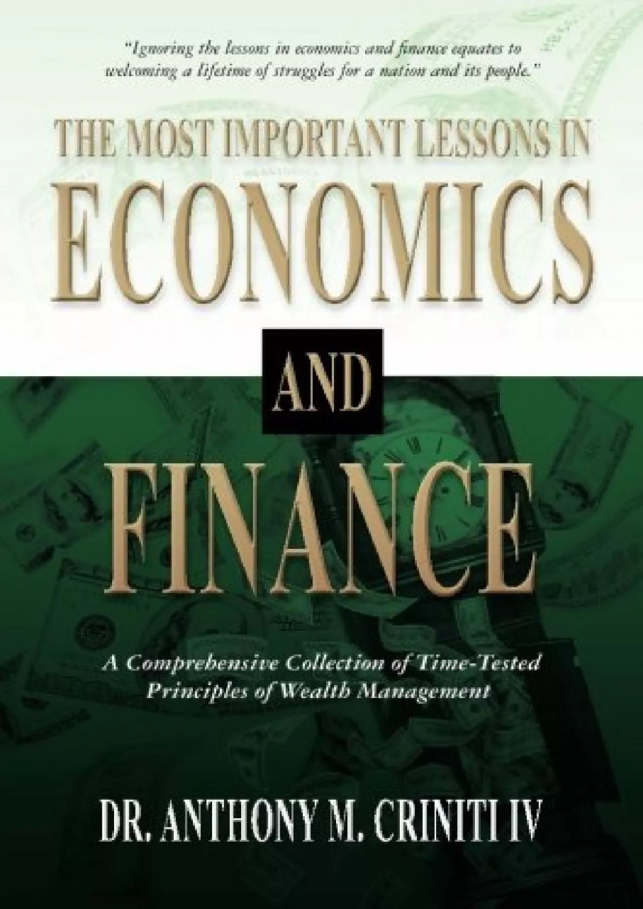 PDF-(EBOOK)-The Most Important Lessons in Economics and Finance: A Comprehensive Collection