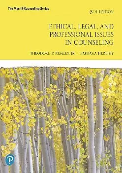(BOOS)-Ethical, Legal, and Professional Issues in Counseling (The Merrill Counseling)