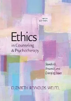 (BOOS)-Ethics in Counseling & Psychotherapy