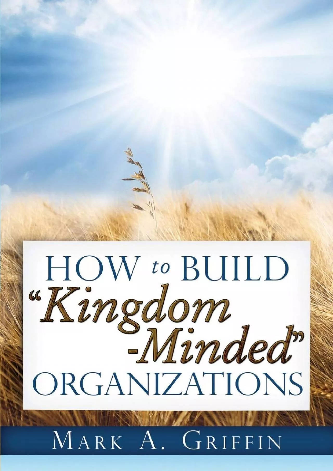 PDF-(BOOS)-How To Build “Kingdom Minded” Organizations: Good News for Tumultuous Times: