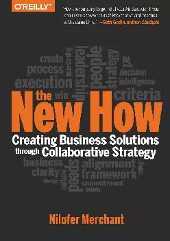 (READ)-The New How [Paperback]: Creating Business Solutions Through Collaborative Strategy