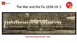 The War and the Flu 1918-19: 2