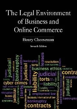 (DOWNLOAD)-Legal Environment of Business and Online Commerce, The (2-downloads)