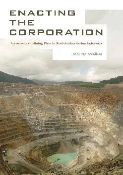 (DOWNLOAD)-Enacting the Corporation: An American Mining Firm in Post-Authoritarian Indonesia