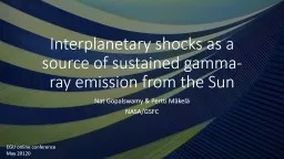 Interplanetary shocks as a source of sustained gamma-ray emission from the Sun