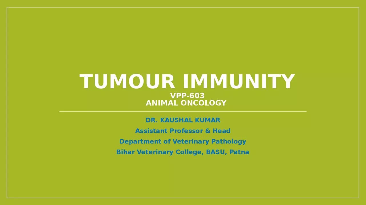 Tumour  immunity vpp-603