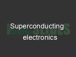 Superconducting   electronics