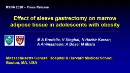 Effect of sleeve gastrectomy on marrow adipose tissue in adolescents with obesity